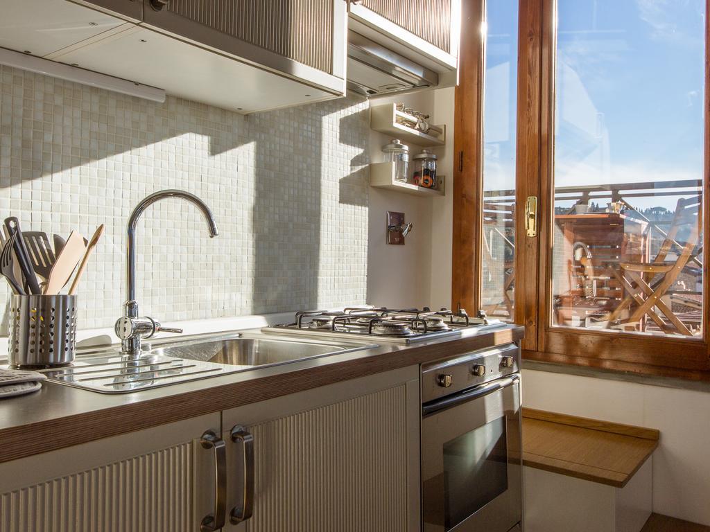 Ferienwohnung Ghibellina Terrace Florenz Exterior foto