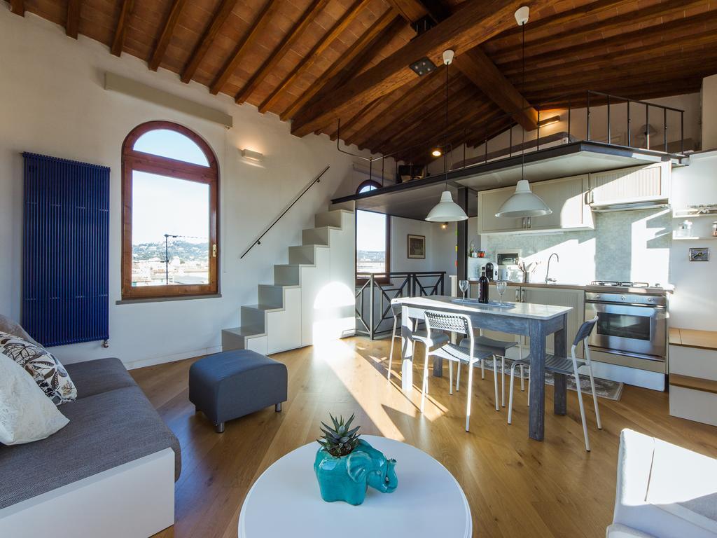 Ferienwohnung Ghibellina Terrace Florenz Exterior foto