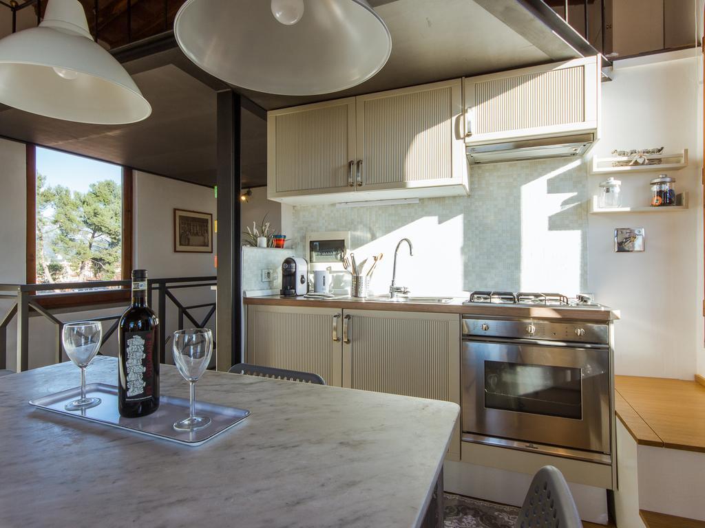 Ferienwohnung Ghibellina Terrace Florenz Exterior foto