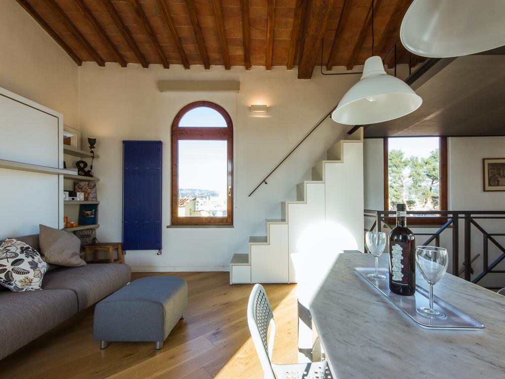 Ferienwohnung Ghibellina Terrace Florenz Exterior foto